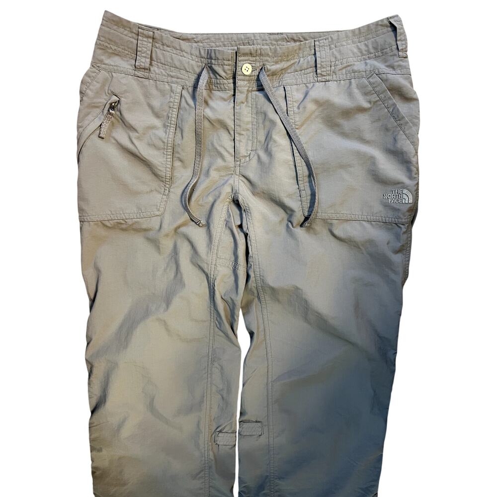 The North Face Gray Cargo Hiking pants, Roll Up Leg Option, Women's size 10